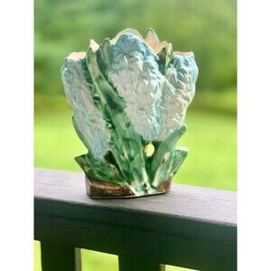 Vintage collectible pottery vase McCoy Blue Hyacinth 1950’s